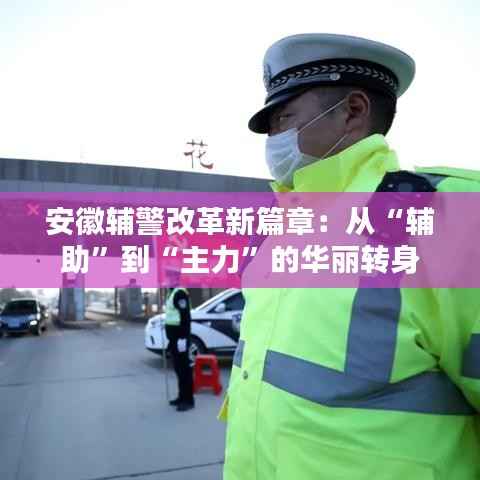 安徽辅警改革新篇章:从“辅助”到“主力”的华丽转身