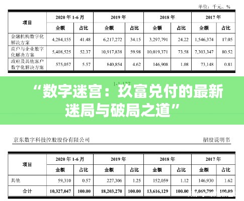 “数字迷宫:玖富兑付的最新迷局与破局之道”