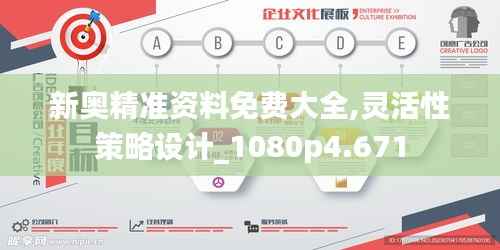 新奥精准资料免费大全,灵活性策略设计_1080p4.671