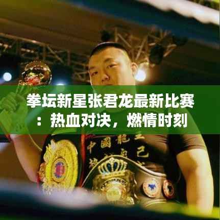 拳坛新星张君龙最新比赛:热血对决,燃情时刻