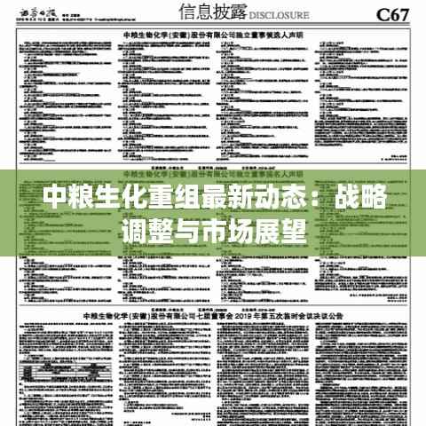 中粮生化重组最新动态：战略调整与市场展望