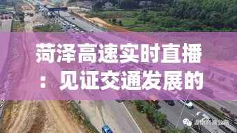 菏泽高速实时直播：见证交通发展的新篇章