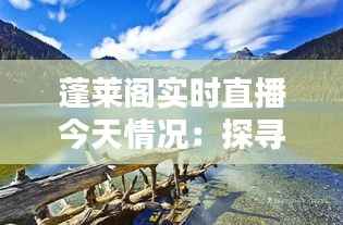 蓬莱阁实时直播今天情况:探寻仙境之美