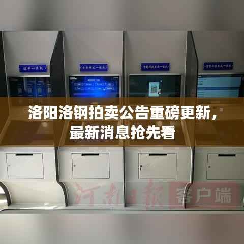洛阳洛钢拍卖公告重磅更新，最新消息抢先看