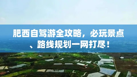 肥西自驾游全攻略，必玩景点、路线规划一网打尽！
