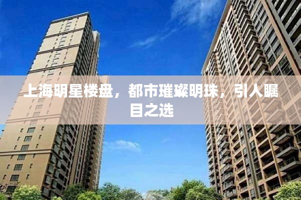 上海明星楼盘，都市璀璨明珠，引人瞩目之选