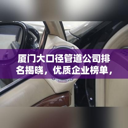 厦门大口径管道公司排名揭晓,优质企业榜单,权威排名不容错过!