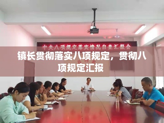 镇长贯彻落实八项规定，贯彻八项规定汇报 