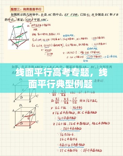 线面平行高考专题,线面平行典型例题